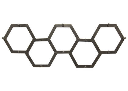 Hexa Wall Hook Black