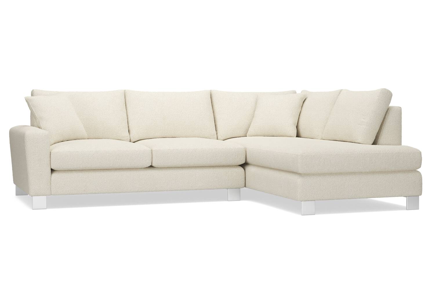 Tribeca Custom Sectional with Chaise Return