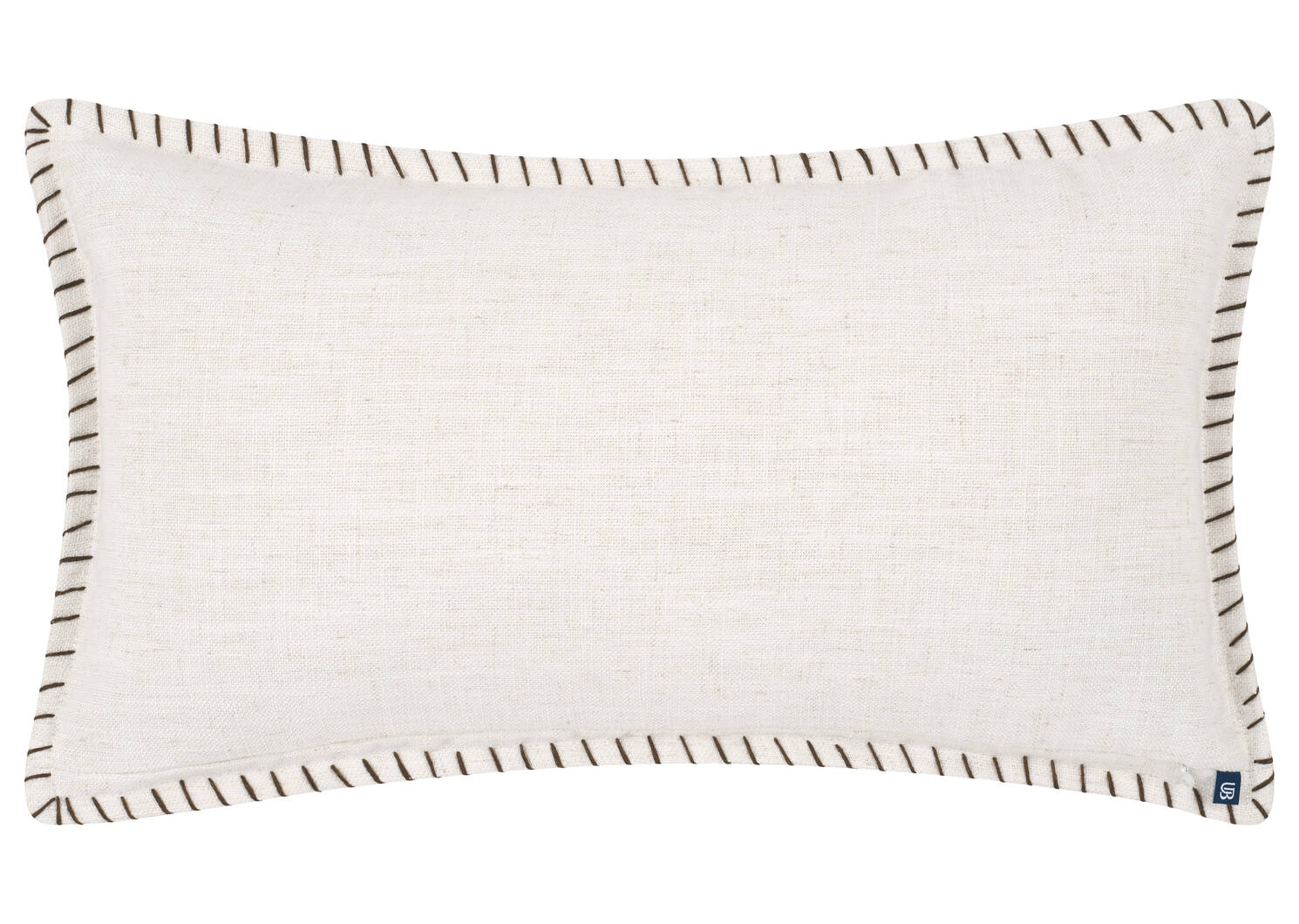 Peace Pillow 12x22 Ivory/Brown