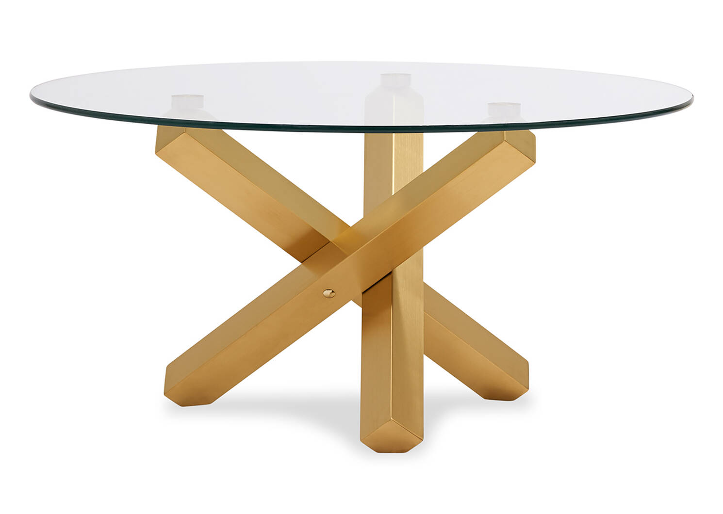 Maverick Coffee Table -Matte Brass