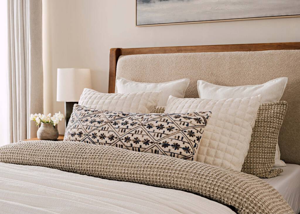 Lassen Cotton Sham 24X24 Oatmeal