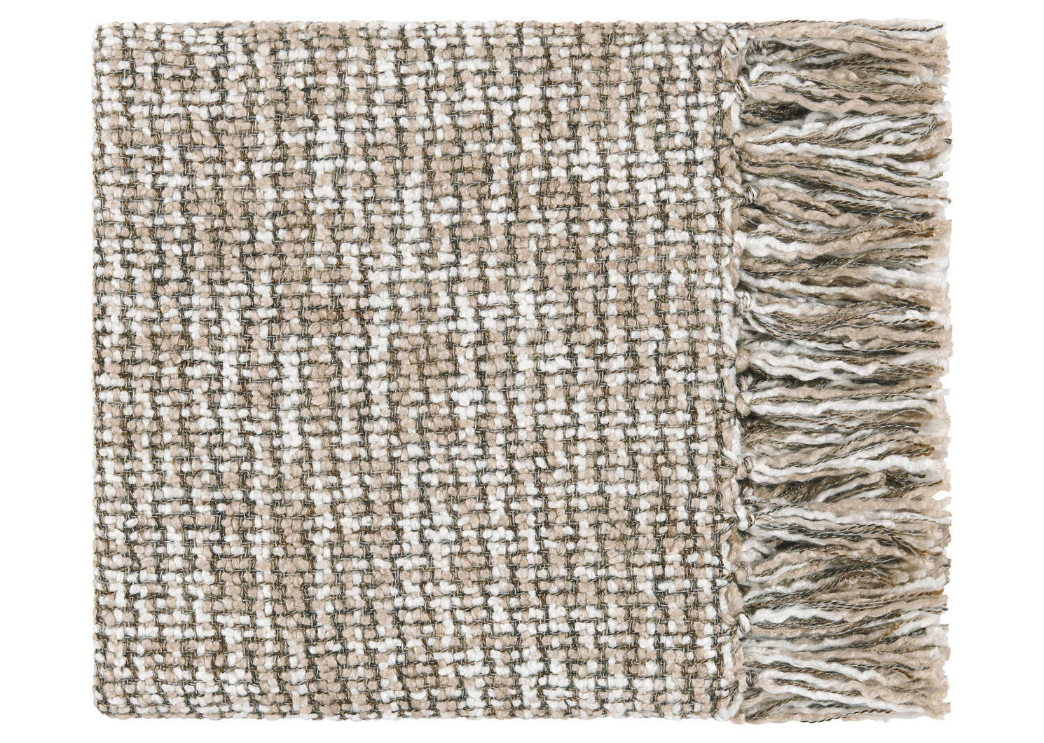 Jeté Betina ivoire/sable