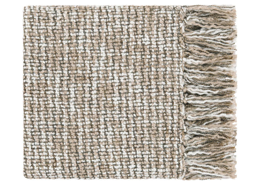 Jeté Betina ivoire/sable