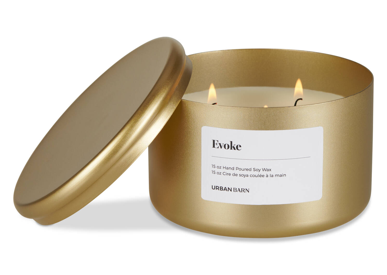 Bougie en pot Evoke laiton