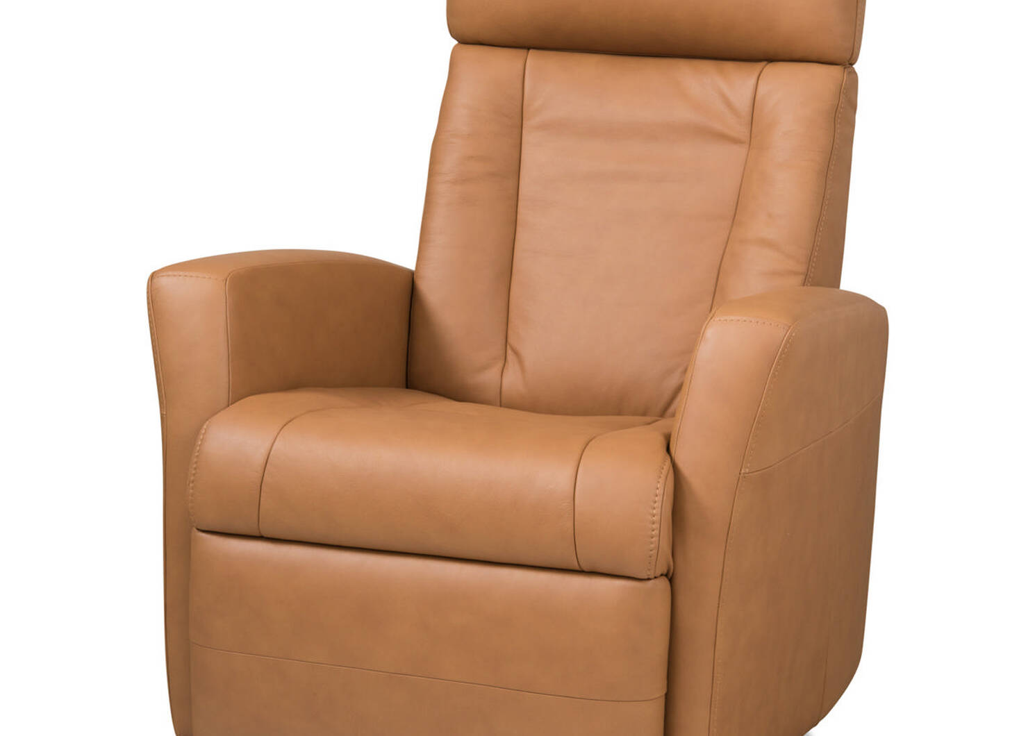 Fauteuil inc. cuir Belvedere-Tre brun cl