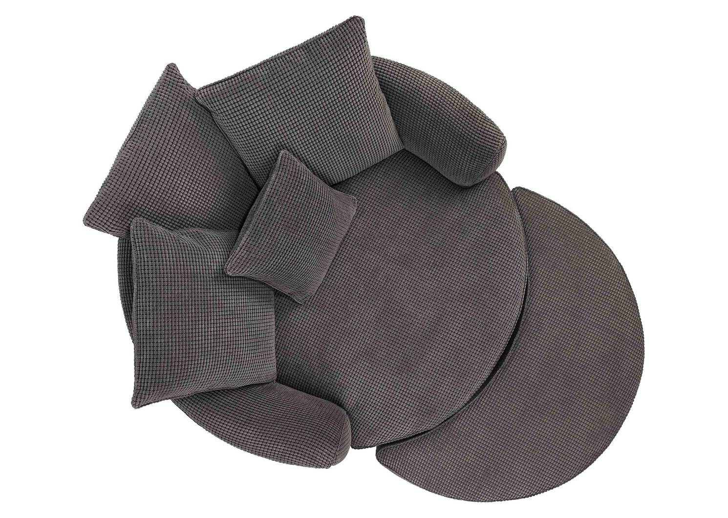 Nest Chair -Bumps Charcoal