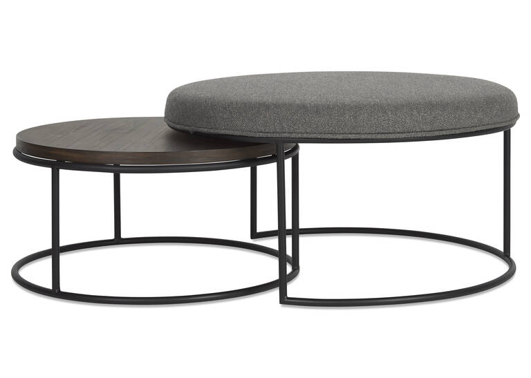 Ernest Nesting Ottoman Table Macy Cola Urban Barn Ernest Nesting Ottoman Table Macy Cola, Black Ottoman Nesting Coffee Table