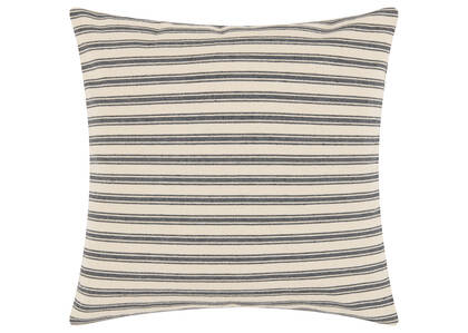 Wheaton Striped Pillow 20x20 Natura/Grey