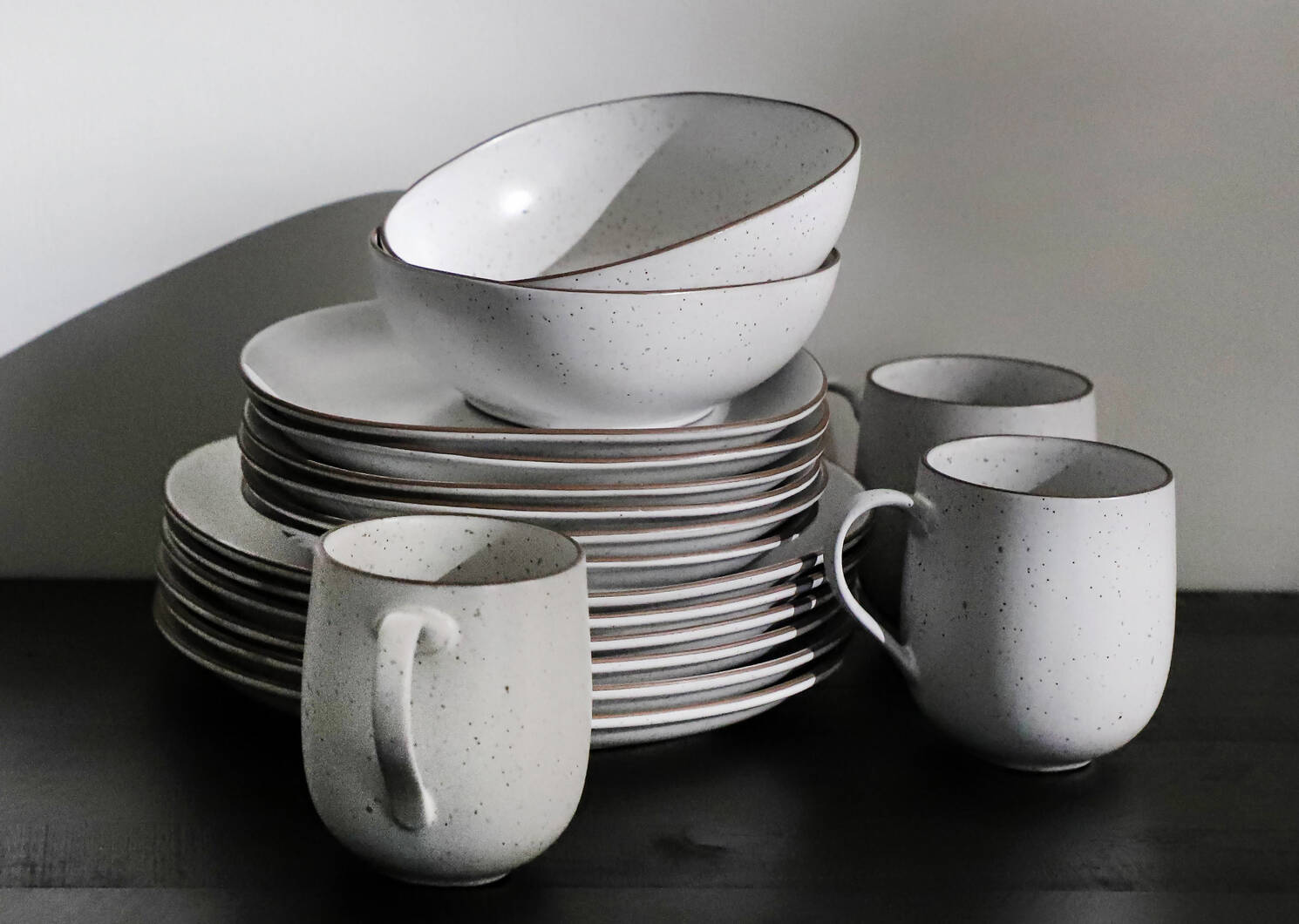 Nara 16pc Dish Set White