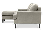 Savoy Custom Leather Sofa Chaise