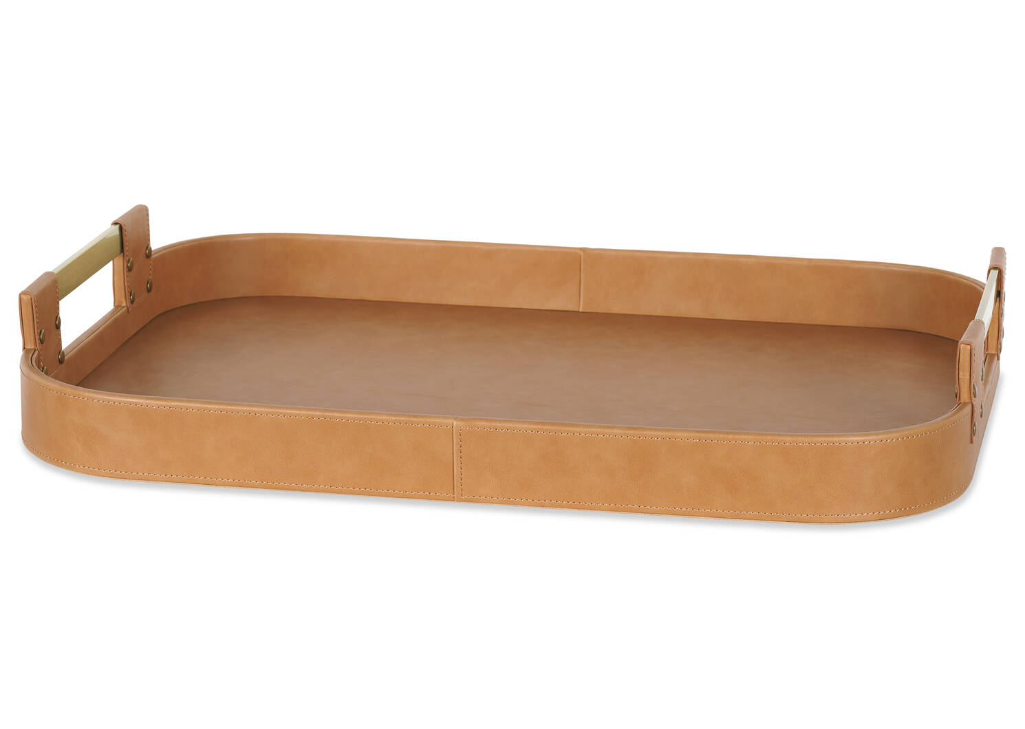 Riva Rectangular Tray Tan
