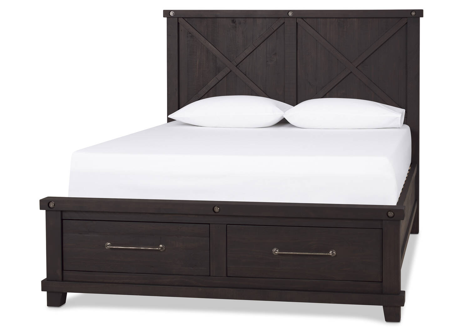 Ironside Storage Bed -Khal Café, QUEEN