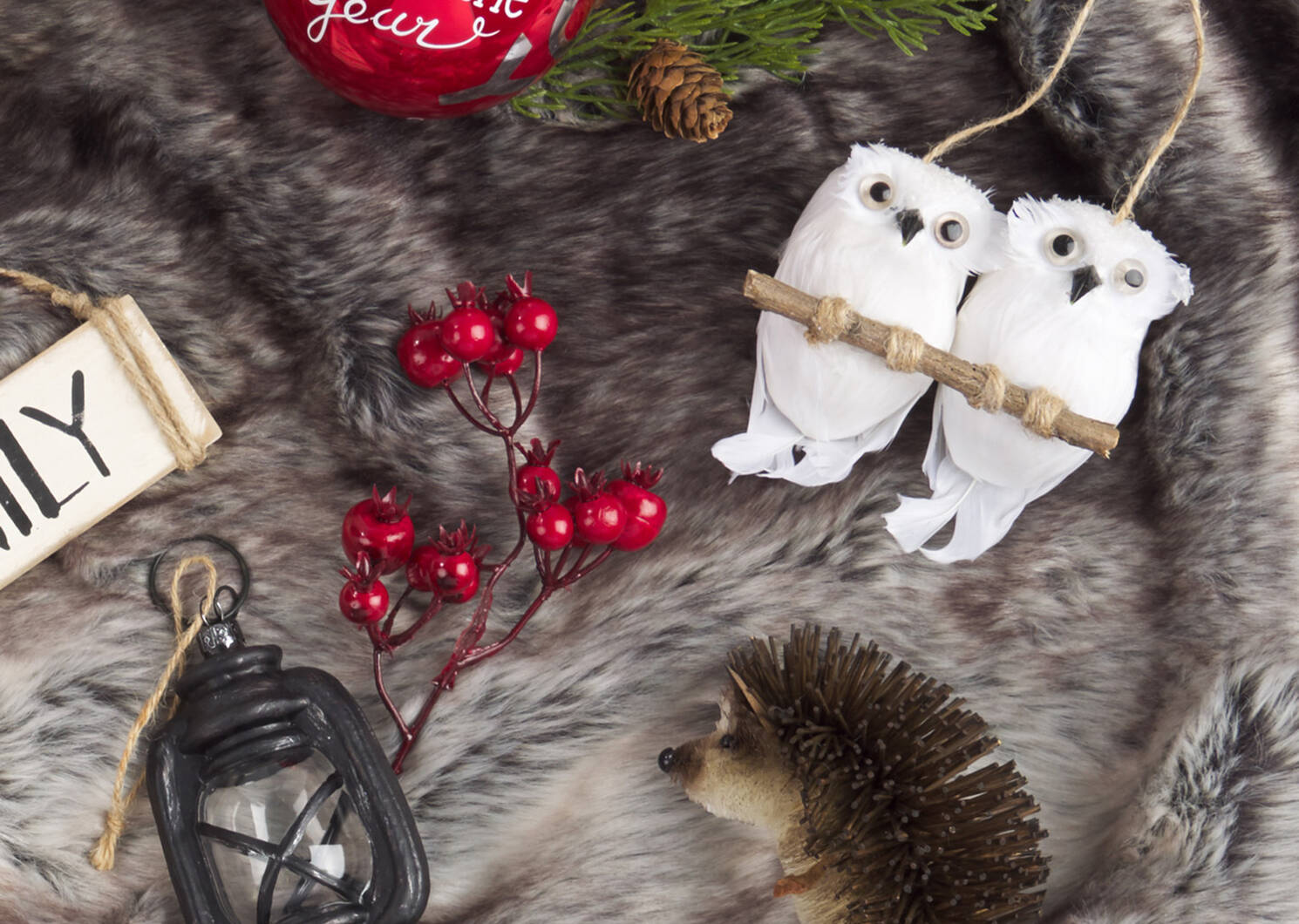 Coldin Owls Orn White
