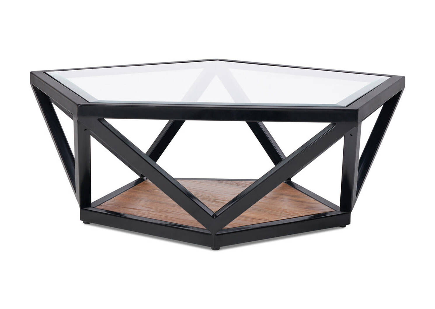 Table basse Pentagon -teck