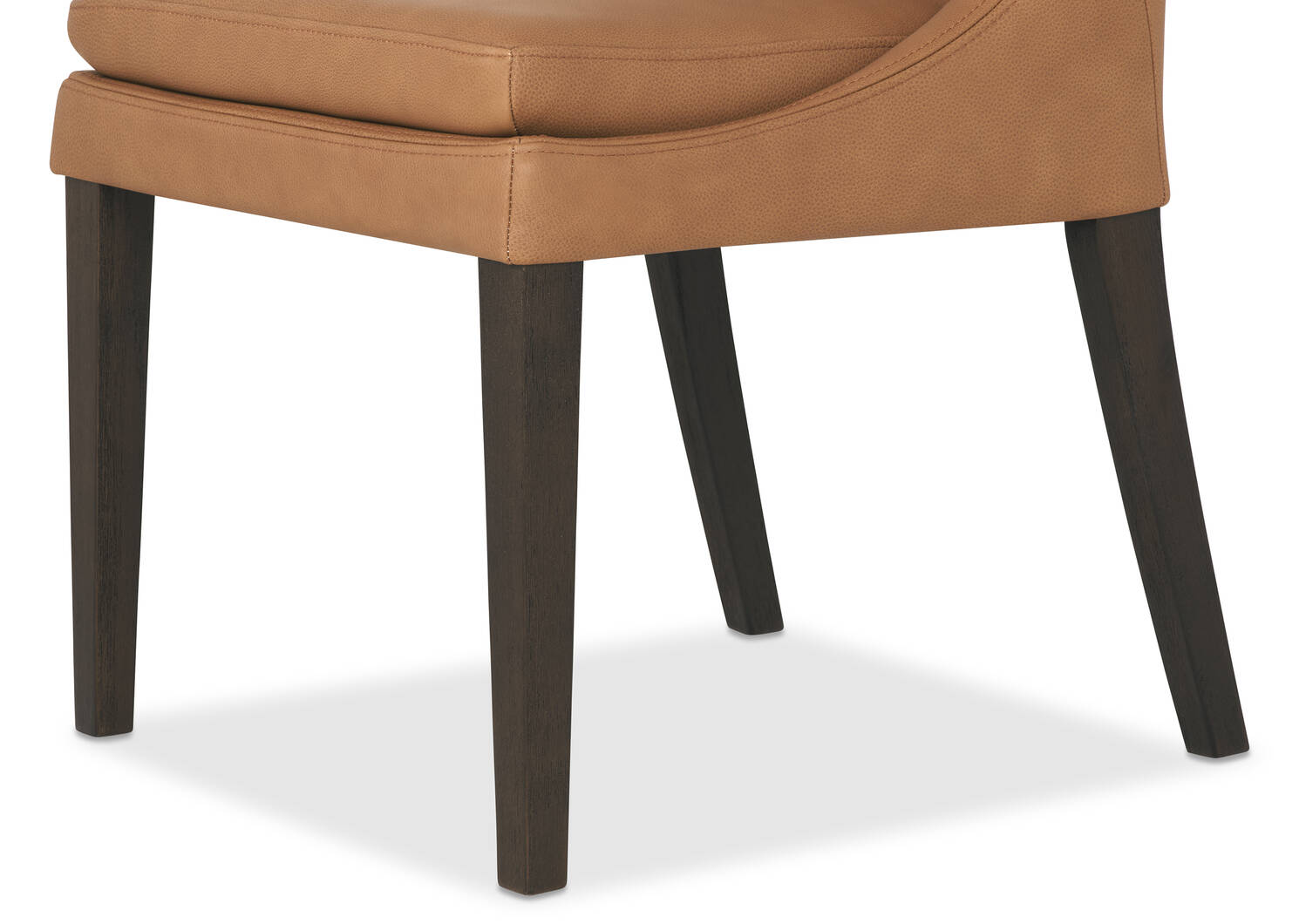 Maurizio Lthr Dining Chair -Torino Clay