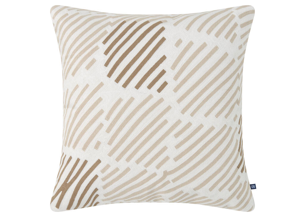 Coussin Tulare 20x20 ivoire/sable