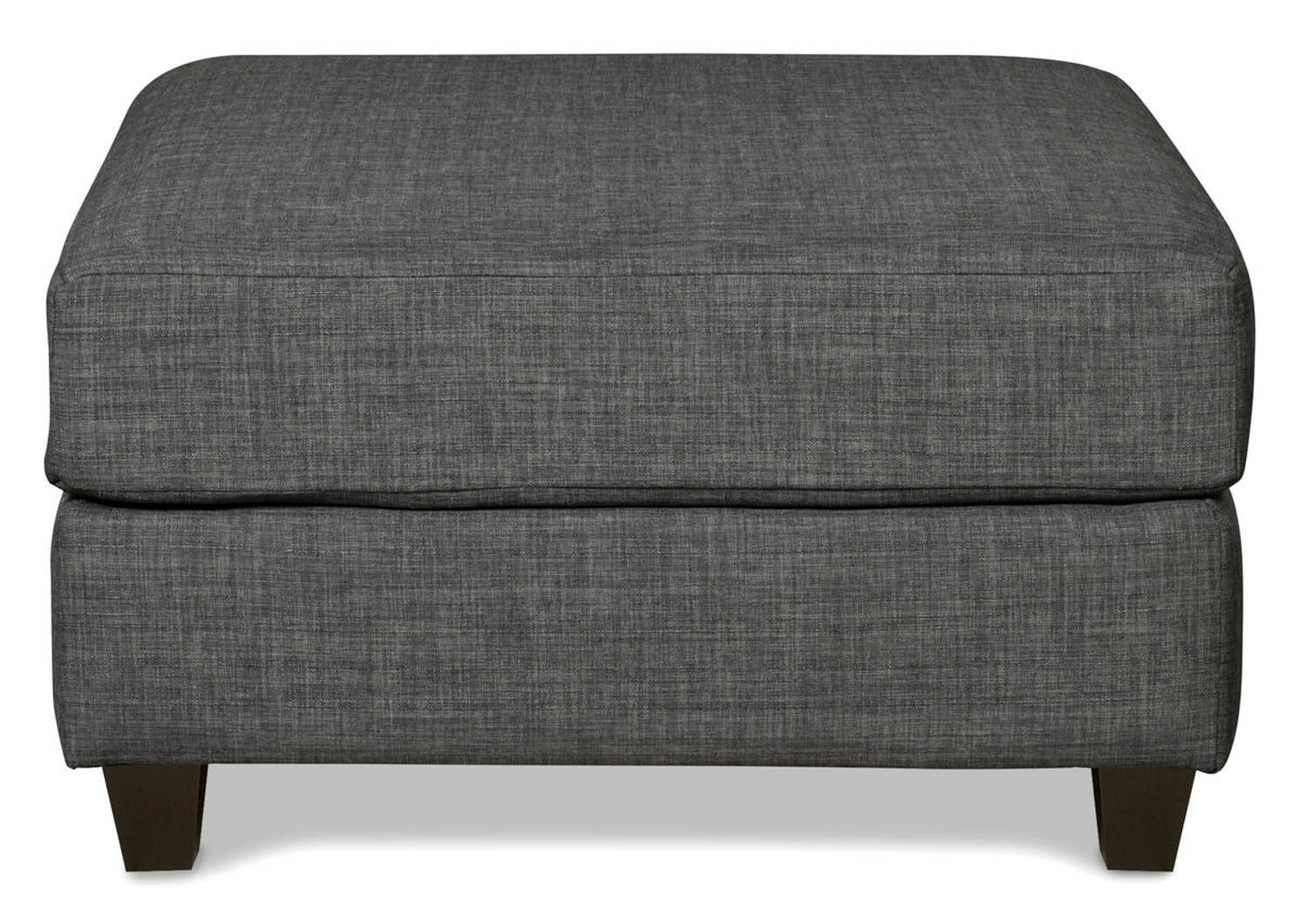 Bronx Ottoman -Tony Charcoal