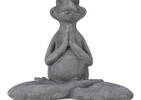 Asana Yoga Frog Prayer Hands Grey