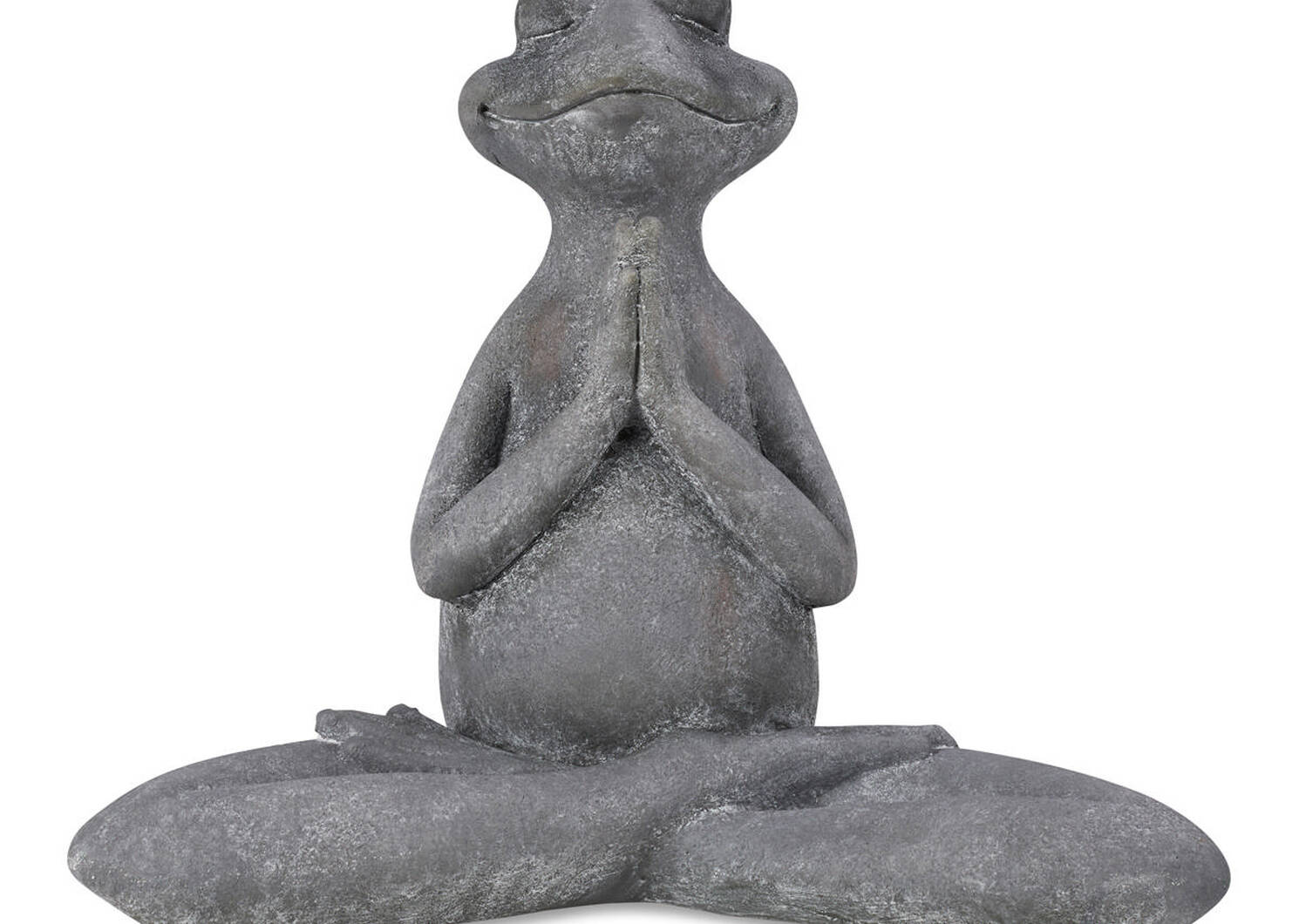 Gren. Asana avec mains en prière grise