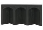 Table console Sorrento -Milo charbon