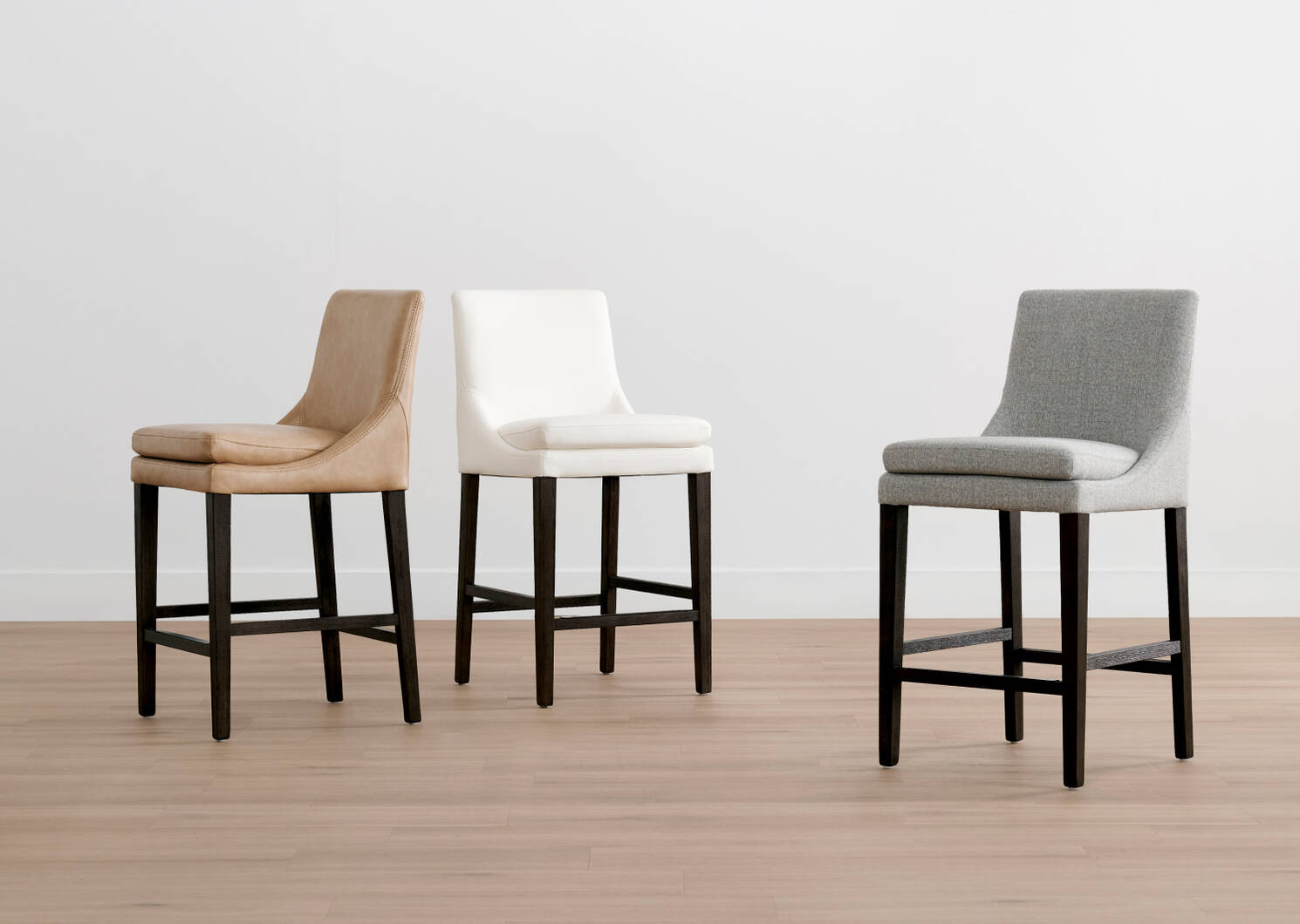 Tabouret Murdoch -Becca crème/vison