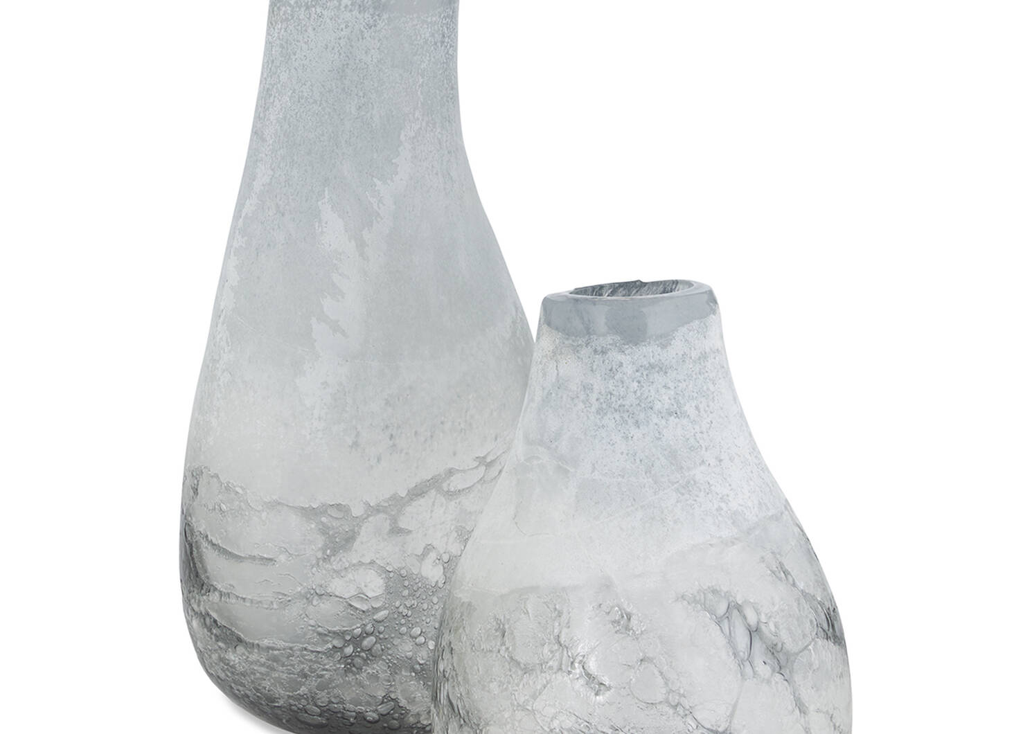 Grand vase Carena noir/blanc