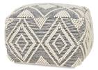 Olympia Pouf Navy/Ivory