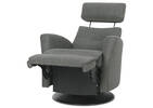 Fauteuil inclinable Drake -Otto charbon