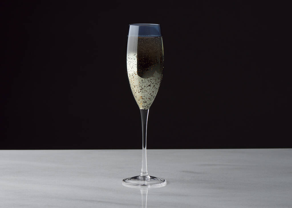 Rhapsody Champagne Flute Blue/Haze