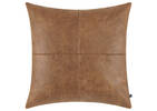 Jarvis Faux Leather Pillow 20x20 Cara