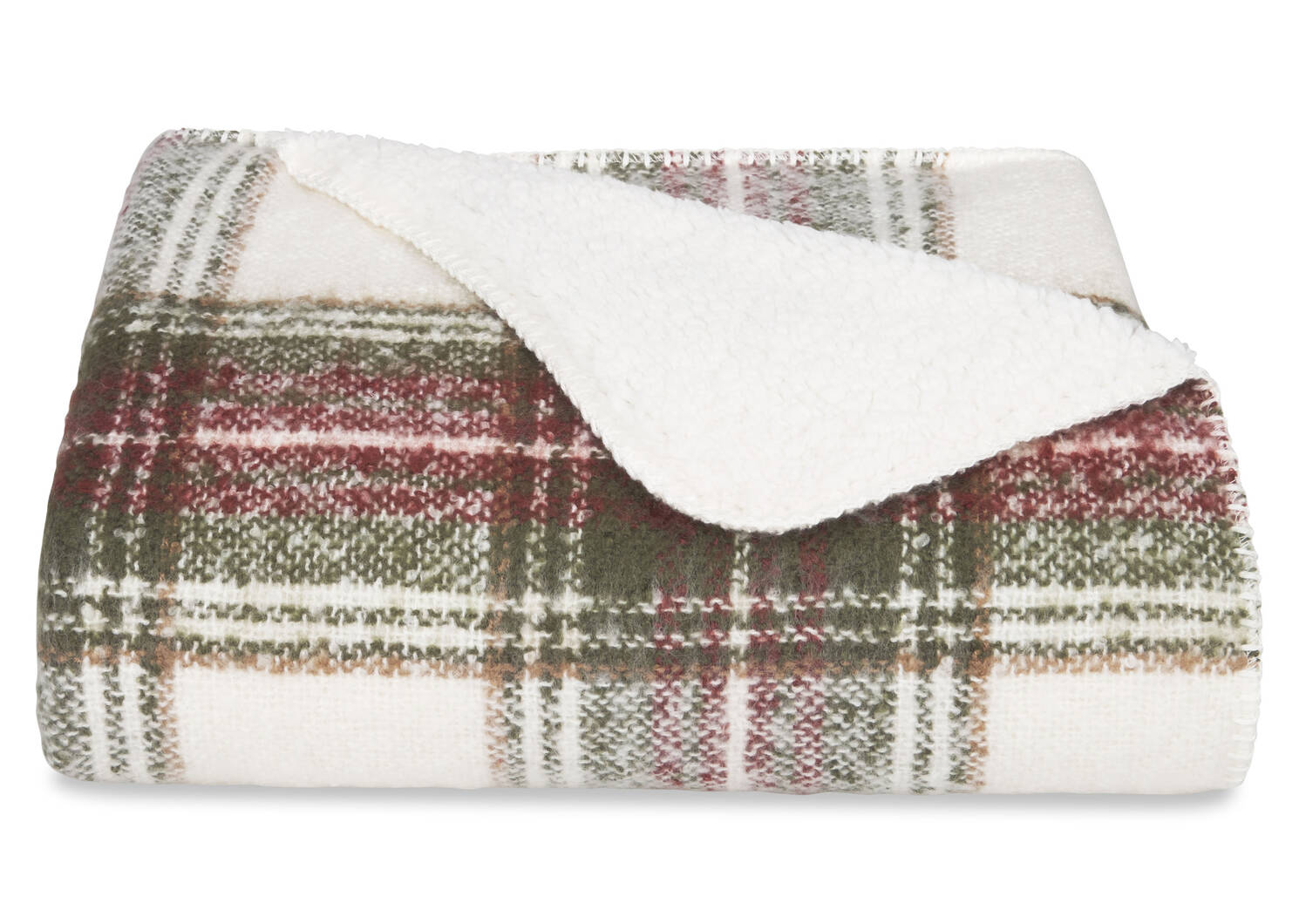 Becca Sherpa Throw Multi Plaid