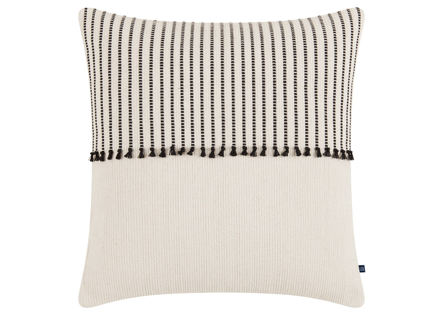 Veneta Pillow 20x20 Natural/Black