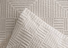 Odus Duvet Set Queen Lt. Grey/Ivory