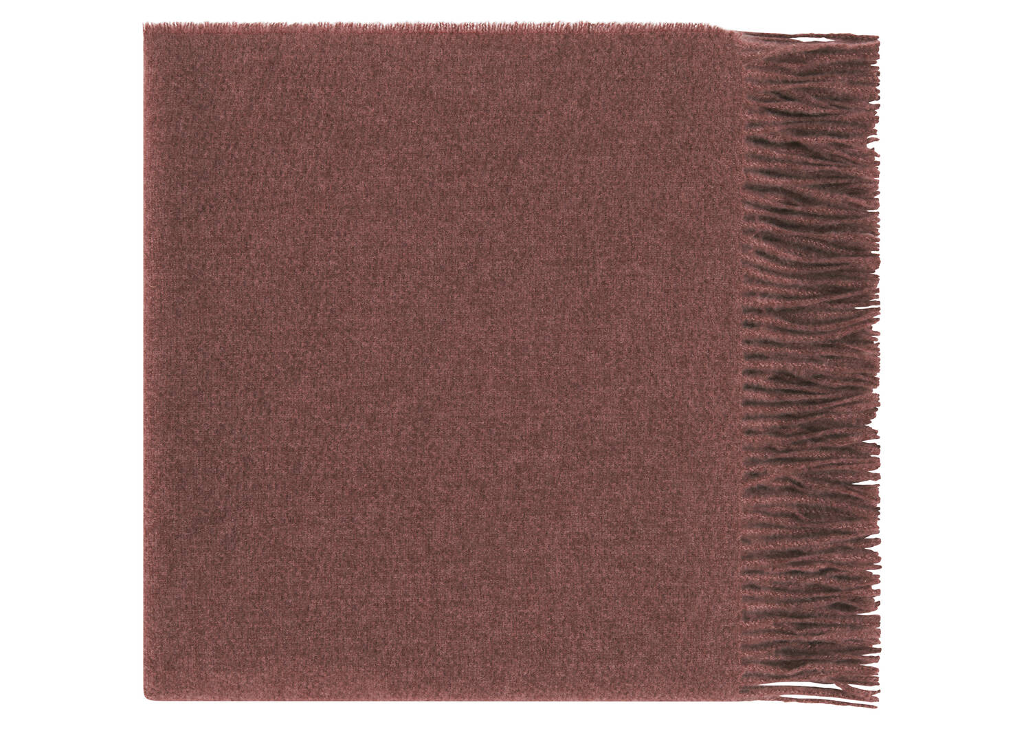 Riddell Melange Throw Bordeaux