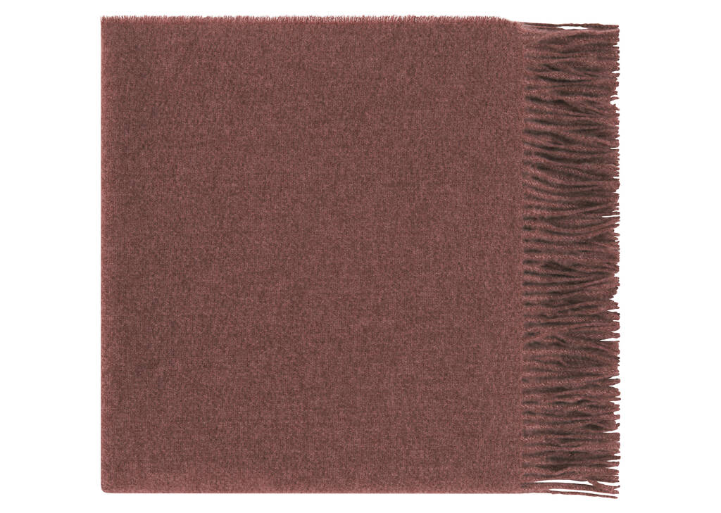 Riddell Melange Throw Bordeaux