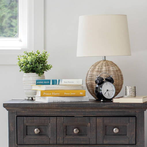 Noor Rattan Table Lamp