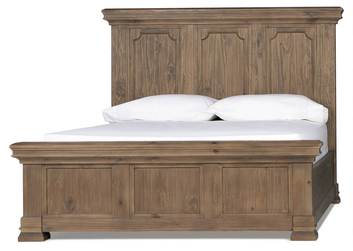 Très grand lit Sussex -Brulé pin