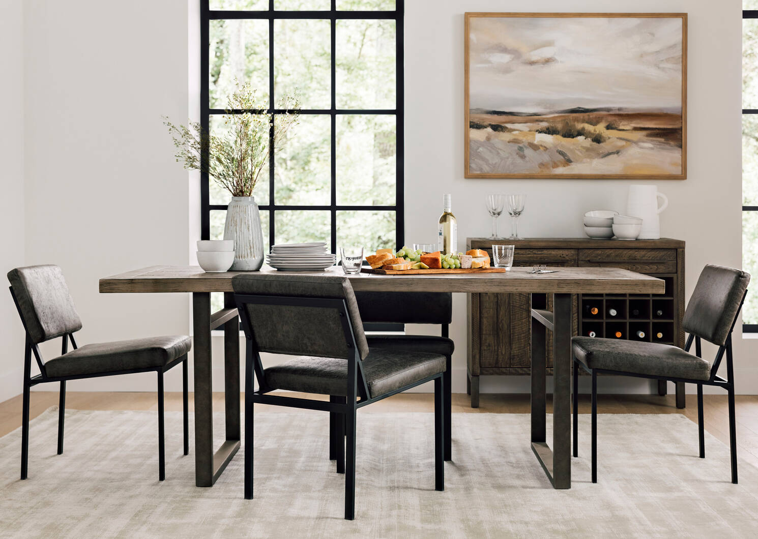 Montaro Dining Table -Coco Pine