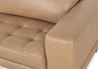Carson Leather Sofa -Zen Stone
