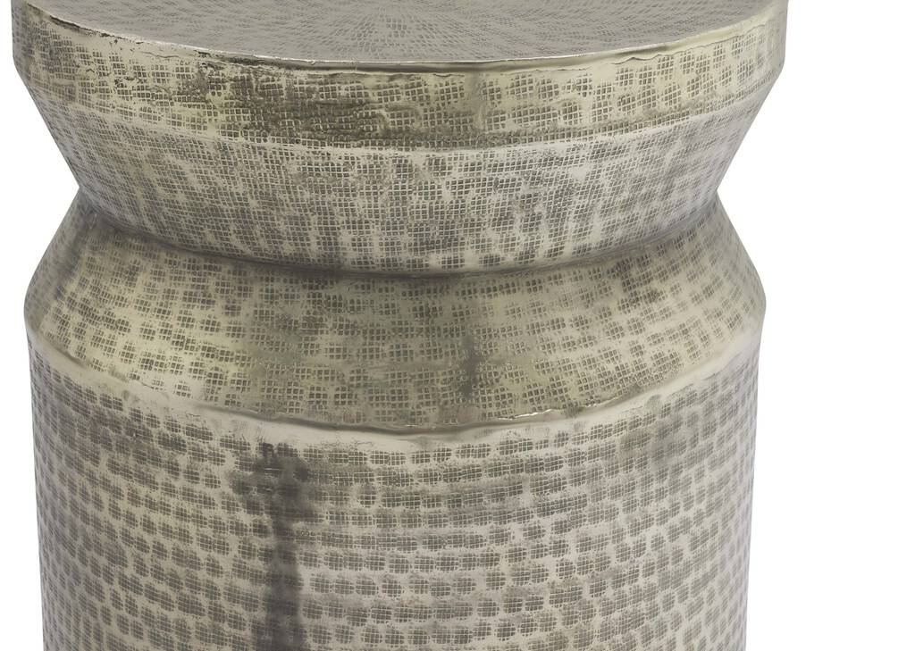 Nobelle Side Table -Nickel