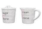 Demi Cream & Sugar Set