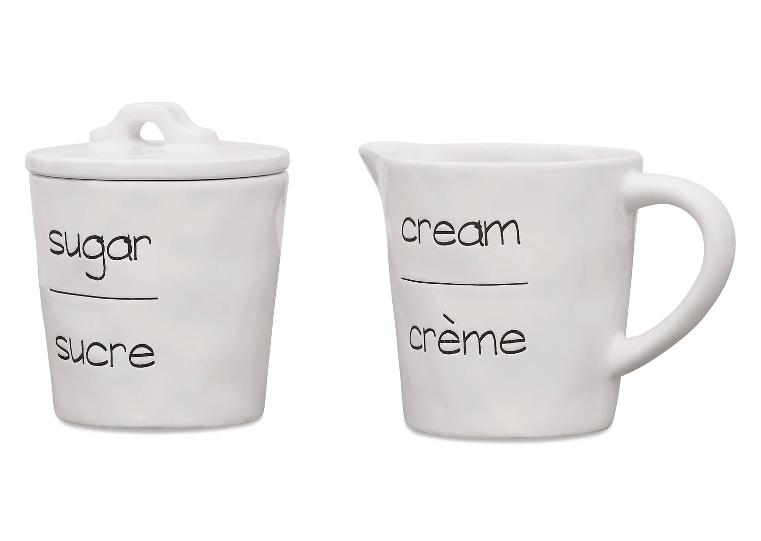 Demi Cream & Sugar Set