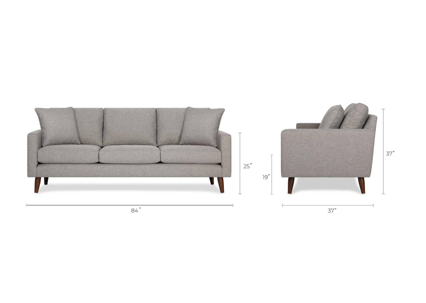 Santana Sofa -Taylor Grey