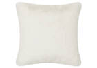 Coussin f. fourrure Cate 24x24 ivoire