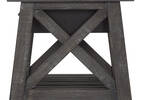 Ironside 1 Drawer Side Table -Smoke