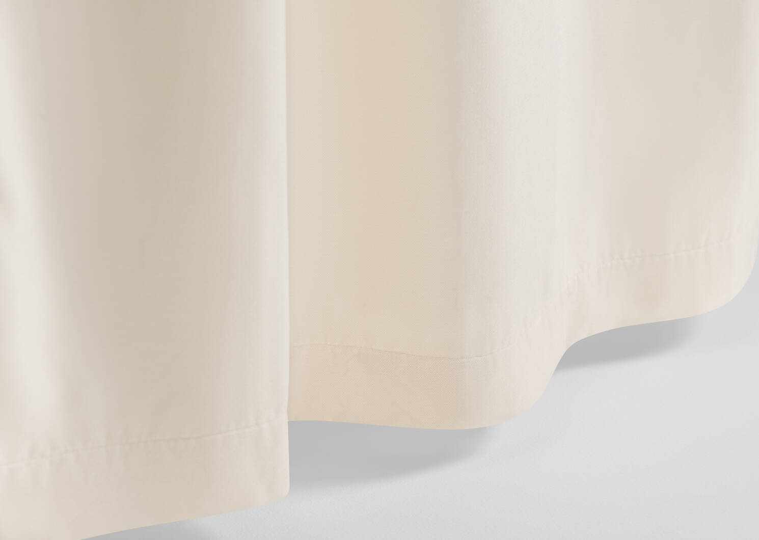 Adalee Velvet Curtain 96 Ivory