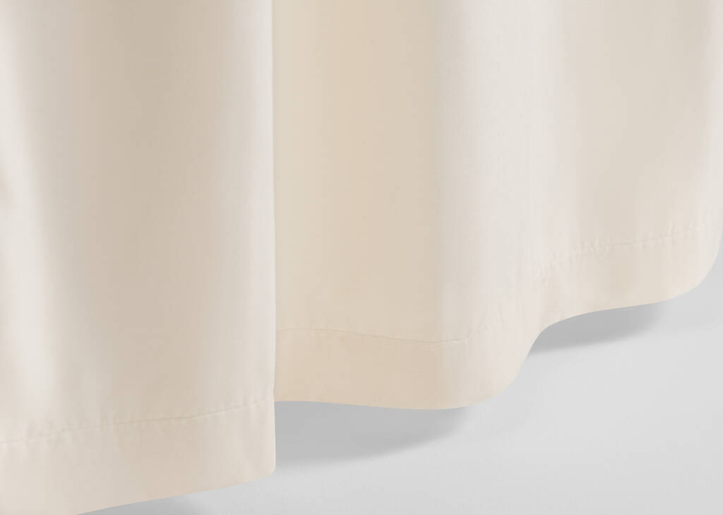 Adalee Velvet Curtain 96 Ivory