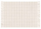 Hendricks Cotton Check Throw Nat/Caramel