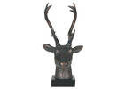 Noble Deer Bust Statue