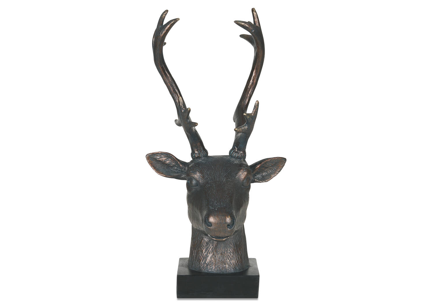 Noble Deer Bust Statue